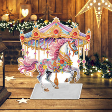 Load image into Gallery viewer, Carousel Special Shaped Diamond Painting Desktop Decorations for Adults Beginner
