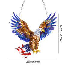 Load image into Gallery viewer, Eagle Diamond Art Hanging Pendant Diamond Painting Home Decor for Window Decor
