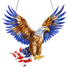 Load image into Gallery viewer, Eagle Diamond Art Hanging Pendant Diamond Painting Home Decor for Window Decor
