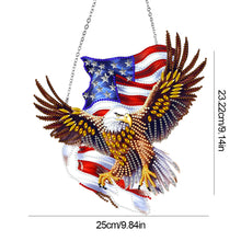Load image into Gallery viewer, Eagle Diamond Art Hanging Pendant Diamond Painting Home Decor for Window Decor
