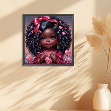 Load image into Gallery viewer, Diamond Painting - Full Round - black girl (30*30CM)
