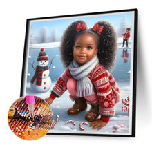 Load image into Gallery viewer, Diamond Painting - Full Round - black girl (30*30CM)

