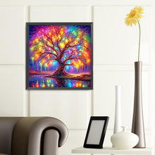 Load image into Gallery viewer, Diamond Painting - Full Round - colorful tree of life (40*40CM)
