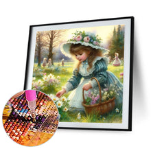 Load image into Gallery viewer, Diamond Painting - Full Round - Country farm kid (30*30CM)

