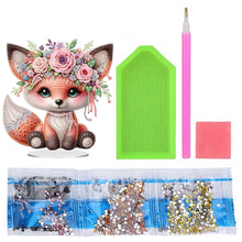 Load image into Gallery viewer, Little Fox Diamond Painting Tabletop Ornaments Kit for Home Office Desktop Decor
