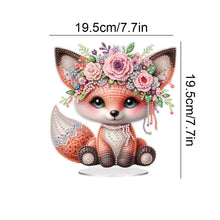 Load image into Gallery viewer, Little Fox Diamond Painting Tabletop Ornaments Kit for Home Office Desktop Decor
