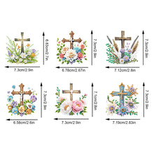 Load image into Gallery viewer, 5/6Pcs Special Shape Double Sided Diamond Painting Keychain for Beginners Adults
