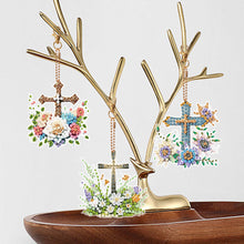 Load image into Gallery viewer, 5/6Pcs Special Shape Double Sided Diamond Painting Keychain for Beginners Adults
