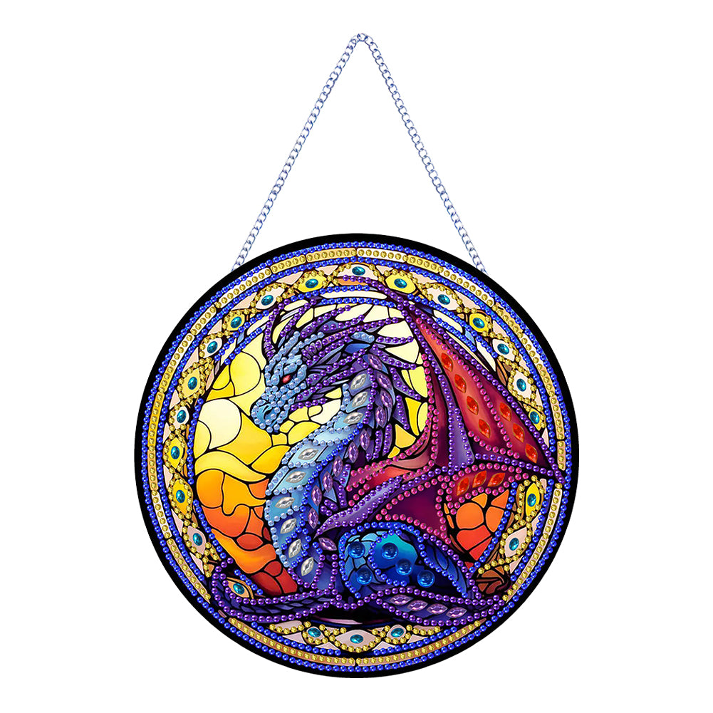 Pterosaur Diamond Painting Art Pendant Acrylic Diamond Drawing Hanging Ornament