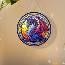 Load image into Gallery viewer, Pterosaur Diamond Painting Art Pendant Acrylic Diamond Drawing Hanging Ornament
