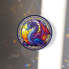 Load image into Gallery viewer, Pterosaur Diamond Painting Art Pendant Acrylic Diamond Drawing Hanging Ornament
