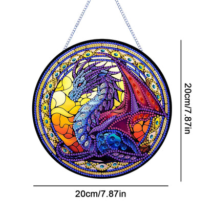Pterosaur Diamond Painting Art Pendant Acrylic Diamond Drawing Hanging Ornament