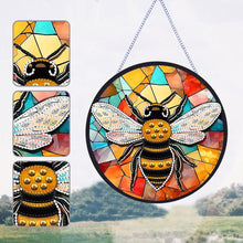 Load image into Gallery viewer, Bee Diamond Painting Art Pendant Animal Acrylic Diamond Drawing Hanging Ornament
