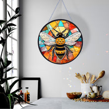 Load image into Gallery viewer, Bee Diamond Painting Art Pendant Animal Acrylic Diamond Drawing Hanging Ornament
