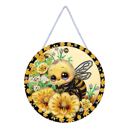Bee Diamond Painting Art Pendant Animal Acrylic Diamond Drawing Hanging Ornament