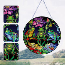 Load image into Gallery viewer, Frog Diamond Painting Art Pendant Animal Acrylic Diamond Painting Hanging Decor
