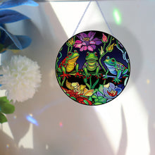 Load image into Gallery viewer, Frog Diamond Painting Art Pendant Animal Acrylic Diamond Painting Hanging Decor
