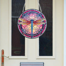 Load image into Gallery viewer, Dragonfly Diamond Painting Art Pendant Colorful Diamond Drawing Hanging Ornament
