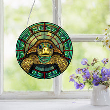 Load image into Gallery viewer, Sea Turtle Diamond Painting Hanging Pendant Home Windows Decor for Kid DIY Craft
