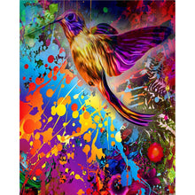 Load image into Gallery viewer, Diamond Painting - Full Round - Abstract hummingbird (40*50CM)
