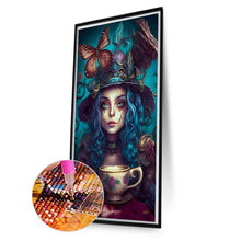 Load image into Gallery viewer, Diamond Painting - Full Round - blue hair girl (40*70CM)
