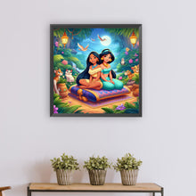 Load image into Gallery viewer, Diamond Painting - Full Round - princess jasmine (50*50CM)
