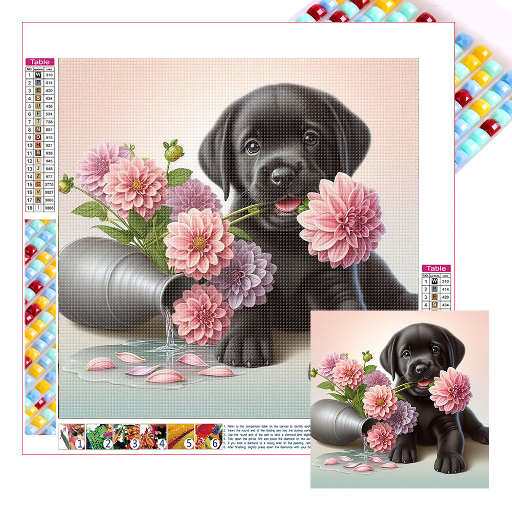 Diamond Painting - Full Square - Dog-Labrador Retriever (30*30CM)
