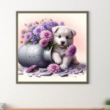 Load image into Gallery viewer, Diamond Painting - Full Square - Dog-American Eskimo Dog (30*30CM)
