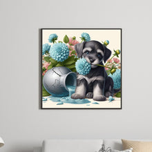 Load image into Gallery viewer, Diamond Painting - Full Square - Dog-Miniature Schnauzer (30*30CM)
