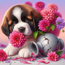 Load image into Gallery viewer, Diamond Painting - Full Square - Dog-Saint Bernard (30*30CM)
