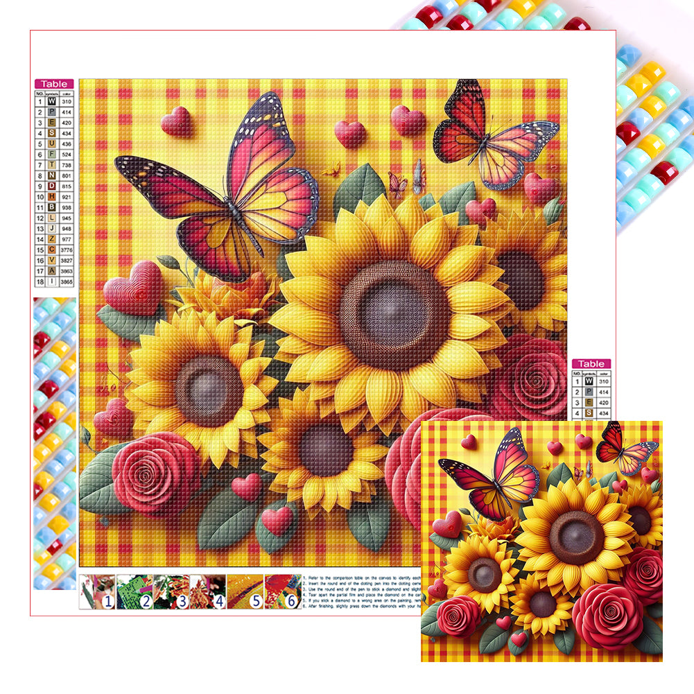 Diamond Painting - Full Square - sunflower (30*30CM)