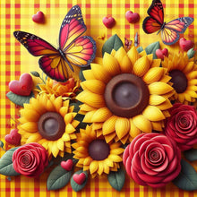 Load image into Gallery viewer, Diamond Painting - Full Square - sunflower (30*30CM)
