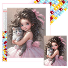 Load image into Gallery viewer, Diamond Painting - Full Square - little girl (40*50CM)
