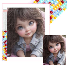 Load image into Gallery viewer, Diamond Painting - Full Square - little girl (40*50CM)
