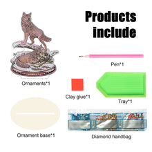 Load image into Gallery viewer, Wooden Animal Diamond Painting Desktop Decorations for Home Office Desktop Decor
