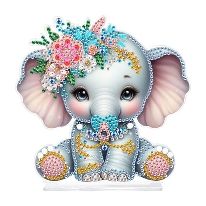 Animal Special Shaped Colorful Desktop Diamond Art Kits Bedroom Table Decoration