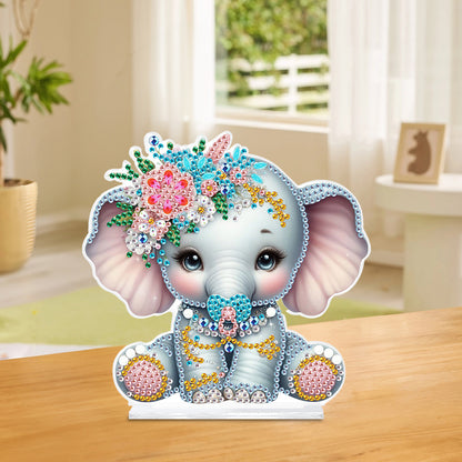 Animal Special Shaped Colorful Desktop Diamond Art Kits Bedroom Table Decoration