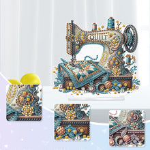 Load image into Gallery viewer, Sewing Machine Special Shaped 5D DIY Diamond Art Tabletop Decorations for Adults
