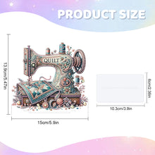 Load image into Gallery viewer, Sewing Machine Special Shaped 5D DIY Diamond Art Tabletop Decorations for Adults
