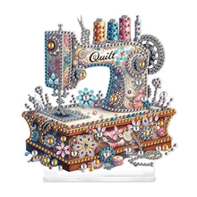 Load image into Gallery viewer, Sewing Machine Special Shaped 5D DIY Diamond Art Tabletop Decorations for Adults
