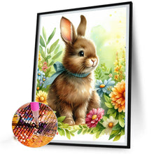 Load image into Gallery viewer, Diamond Painting - Full Round - Flower Rabbit (40*50CM)
