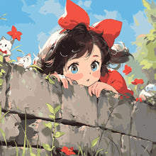 Load image into Gallery viewer, Diamond Painting - Full Round - Vibrant little witch (30*30CM)
