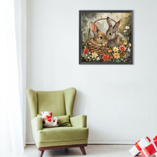 Load image into Gallery viewer, Diamond Painting - Full Round - two rabbits (40*40CM)
