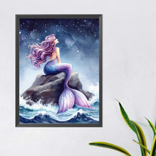 Load image into Gallery viewer, Diamond Painting - Full Round - mermaid girl (40*50CM)

