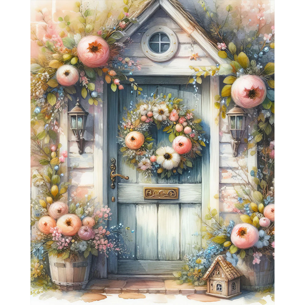 Diamond Painting - Full Round - Garland Cottage (40*50CM)