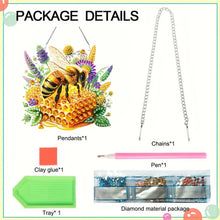 Load image into Gallery viewer, Acrylic Diamond Painting Home Decor Animal Bee Diamond Painting Hanging Pendant
