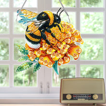 Load image into Gallery viewer, Acrylic Diamond Painting Home Decor Animal Bee Diamond Painting Hanging Pendant
