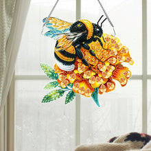 Load image into Gallery viewer, Acrylic Diamond Painting Home Decor Animal Bee Diamond Painting Hanging Pendant
