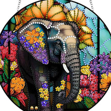 Load image into Gallery viewer, Animal Diamond Painting Art Pendant Colorful Acrylic Crystal Painting Ornaments
