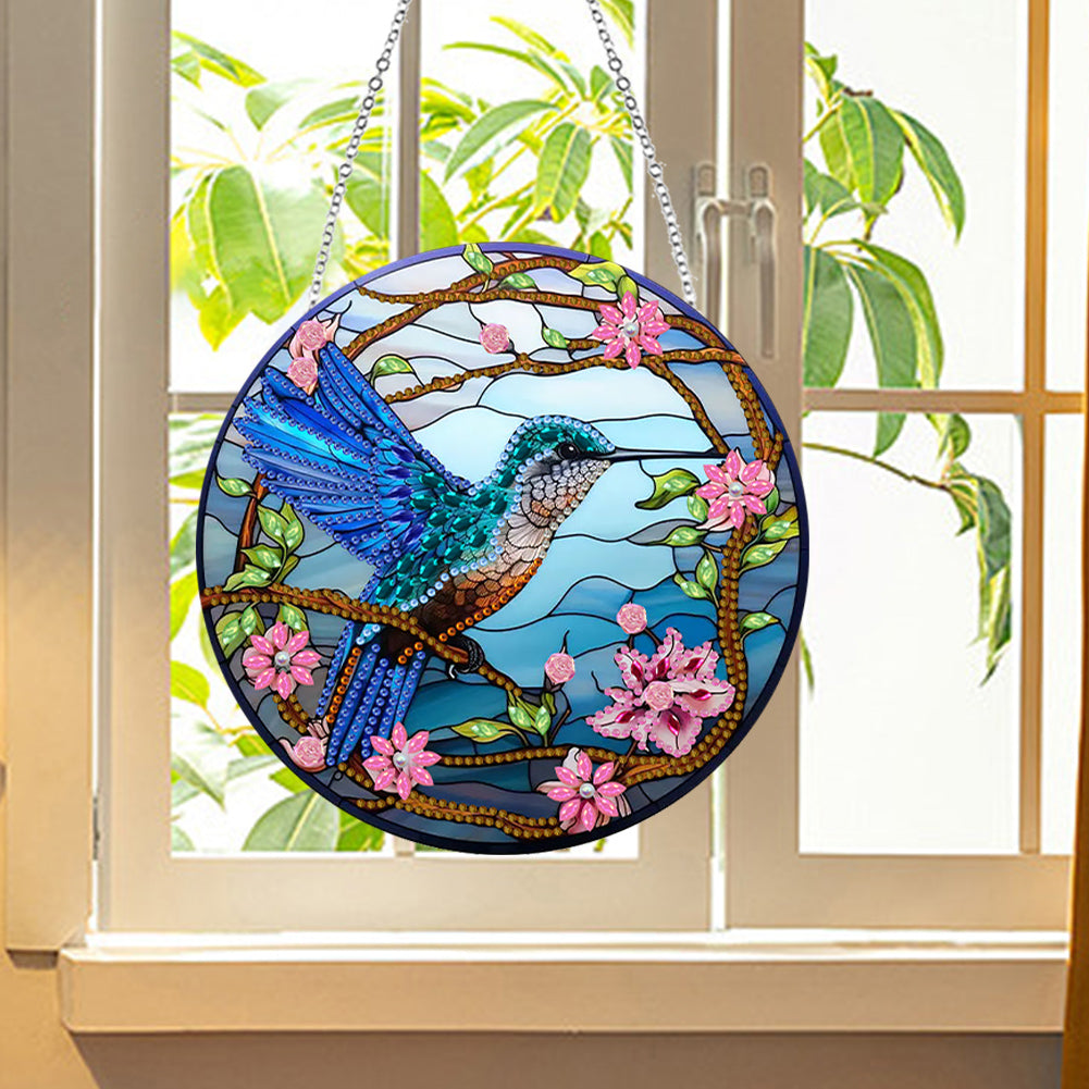 Animal Diamond Painting Art Pendant Colorful Acrylic Crystal Painting Ornaments